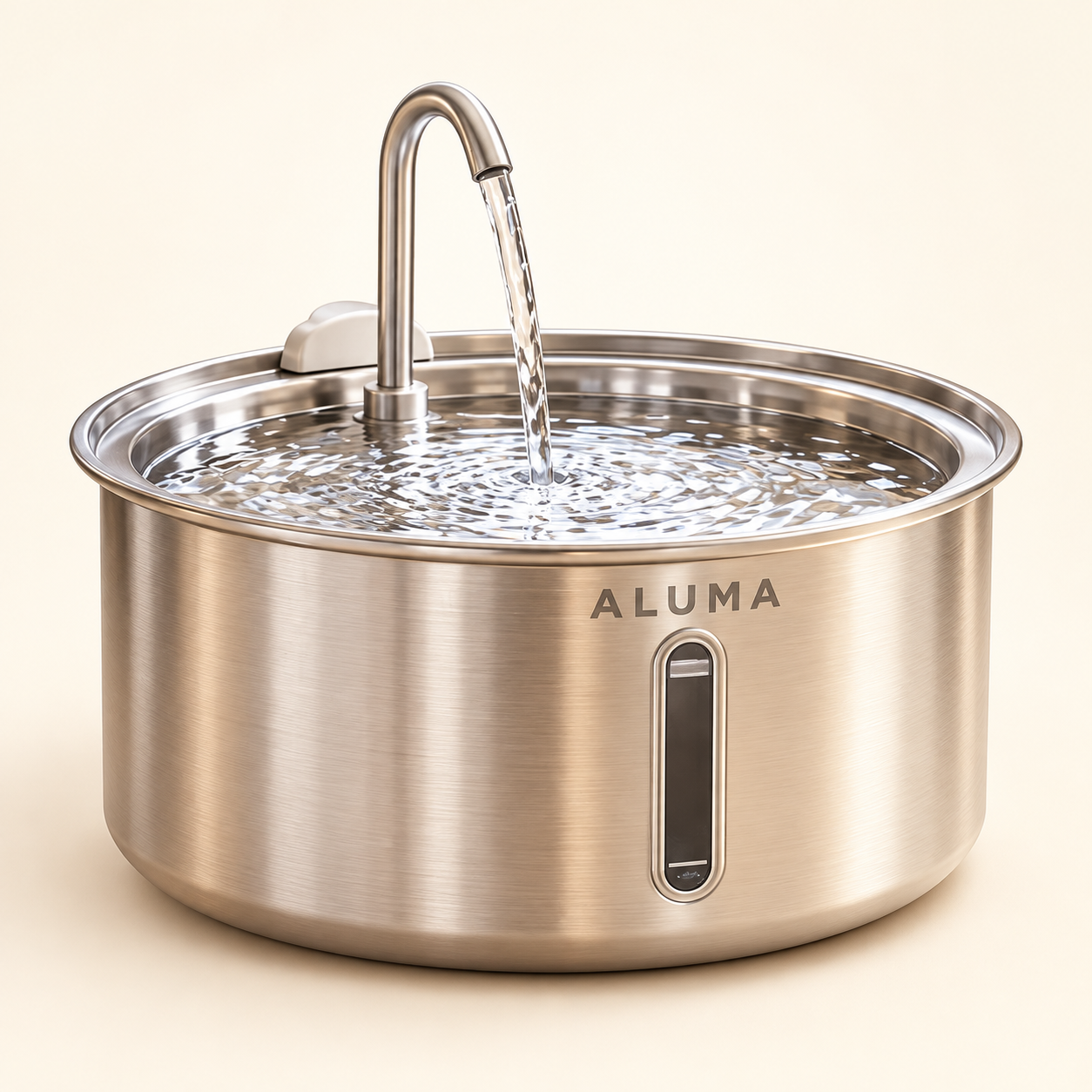 ALUMA stainless steel fountain